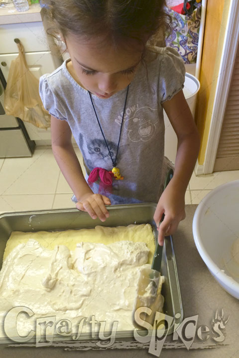 Kira in the kitchen